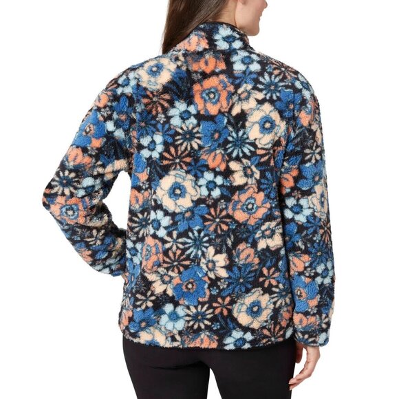 NWT Hurley Women's Snap Super Soft Plush Fleece Sweatshirt Size 2XL $60 EE465 - Picture 3 of 4